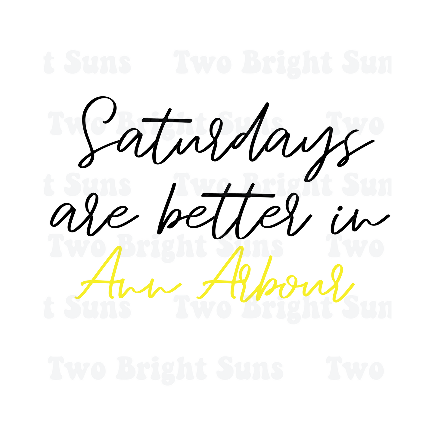 Saturdays are better in....