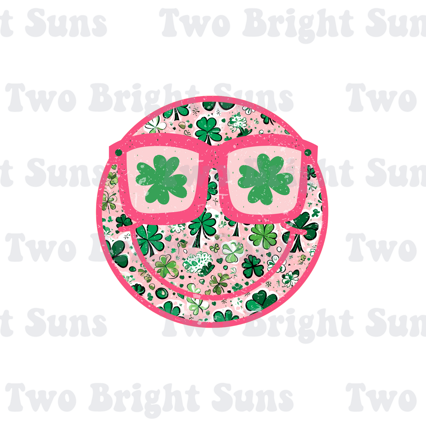 Happy St. Patrick's Day Pink Glasses