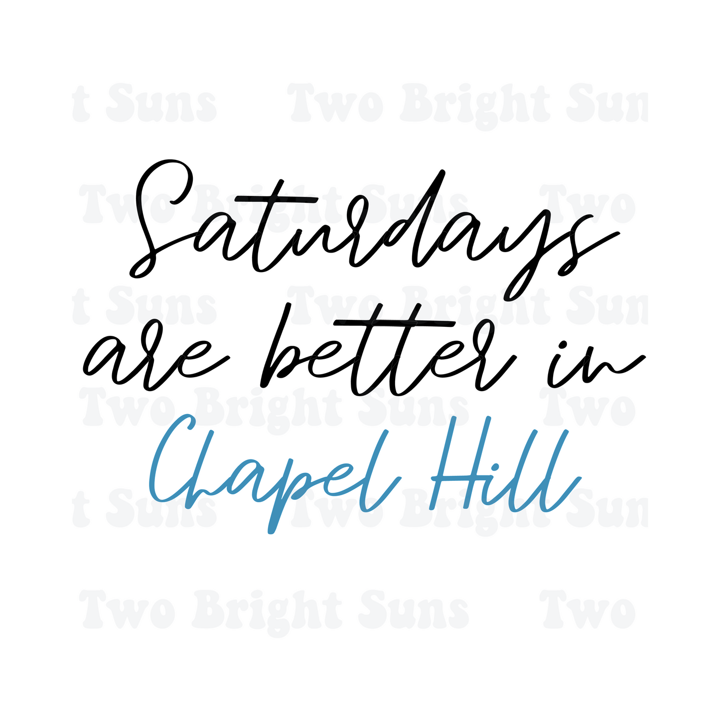Saturdays are better in....