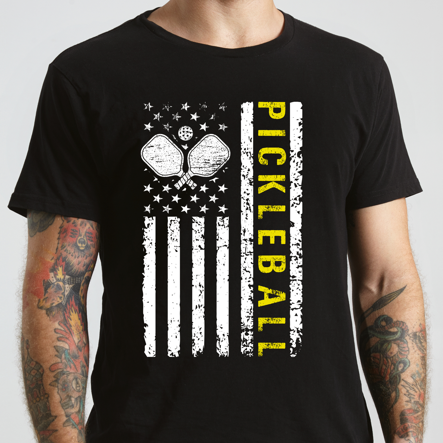 White Pickleball Flag