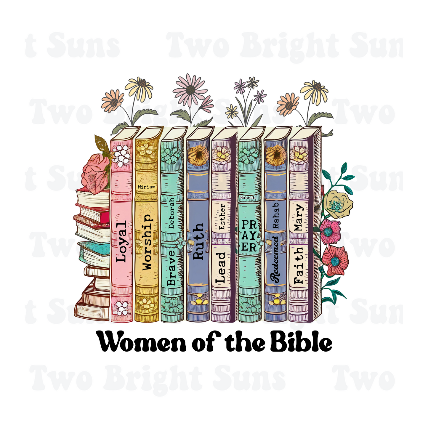 Women of the Bible Floral Jesus