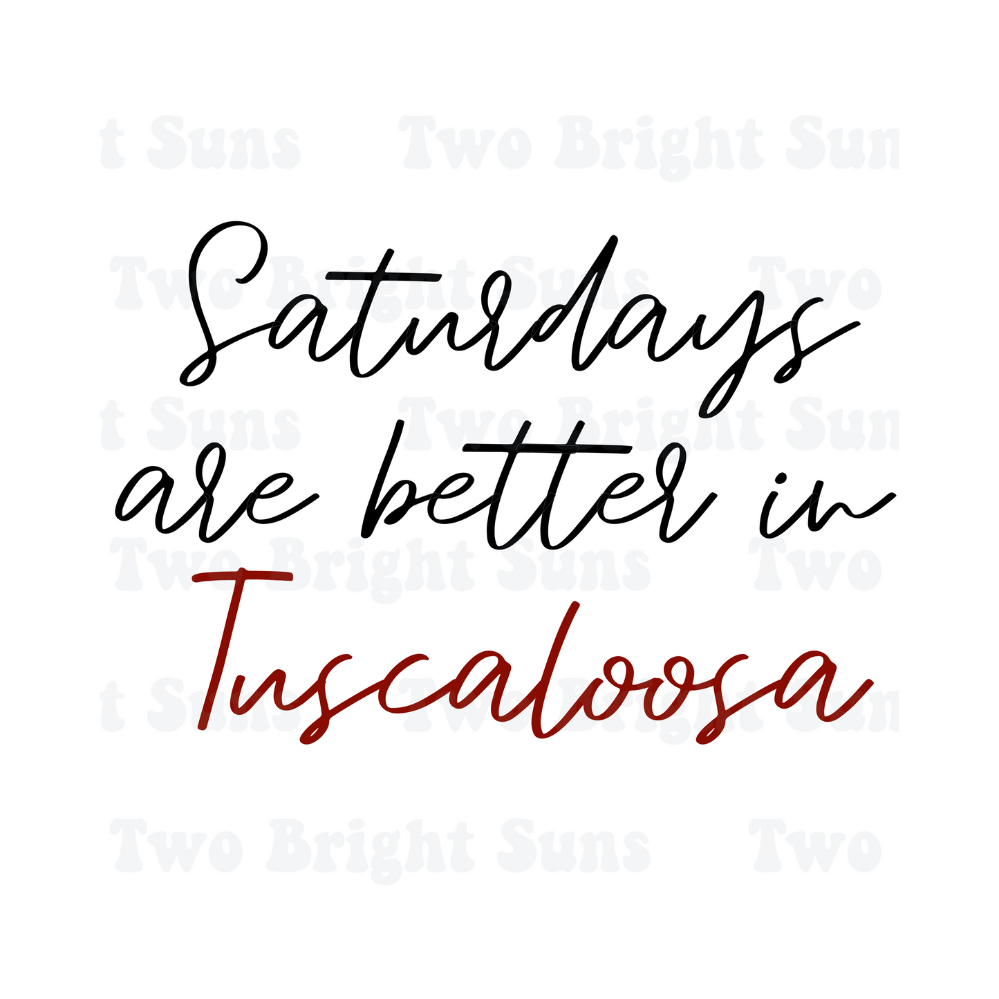Saturdays are better in....