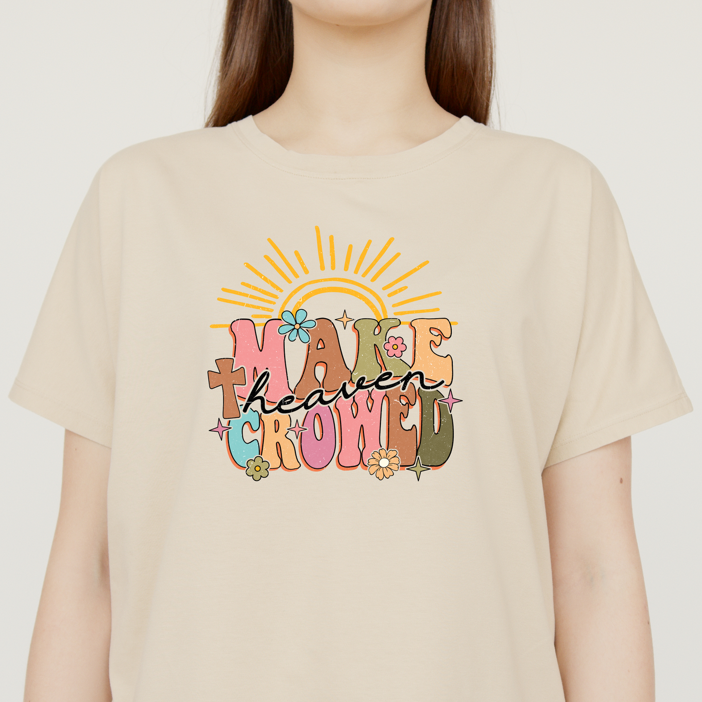 Make Heaven Crowded Jesus Retro
