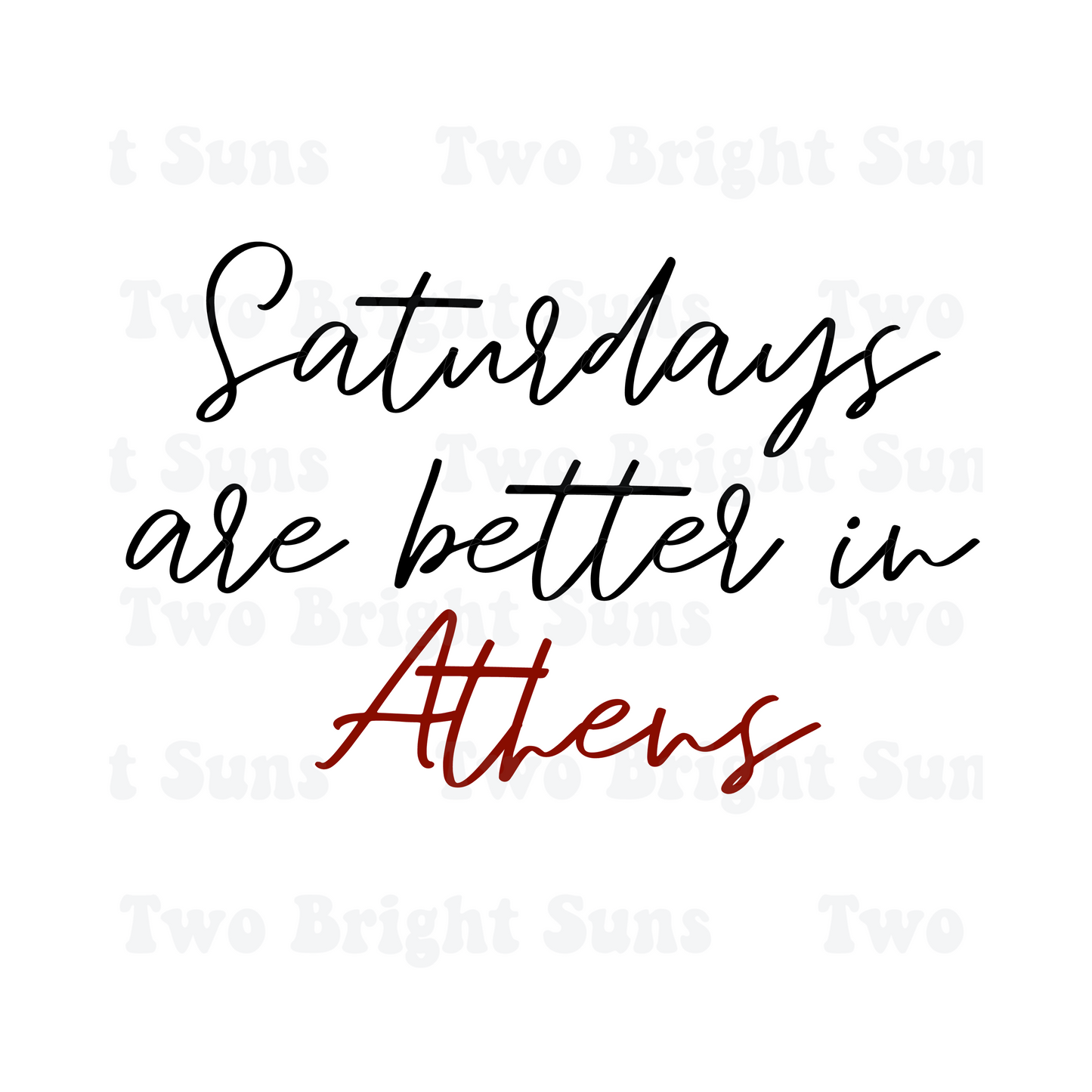 Saturdays are better in....
