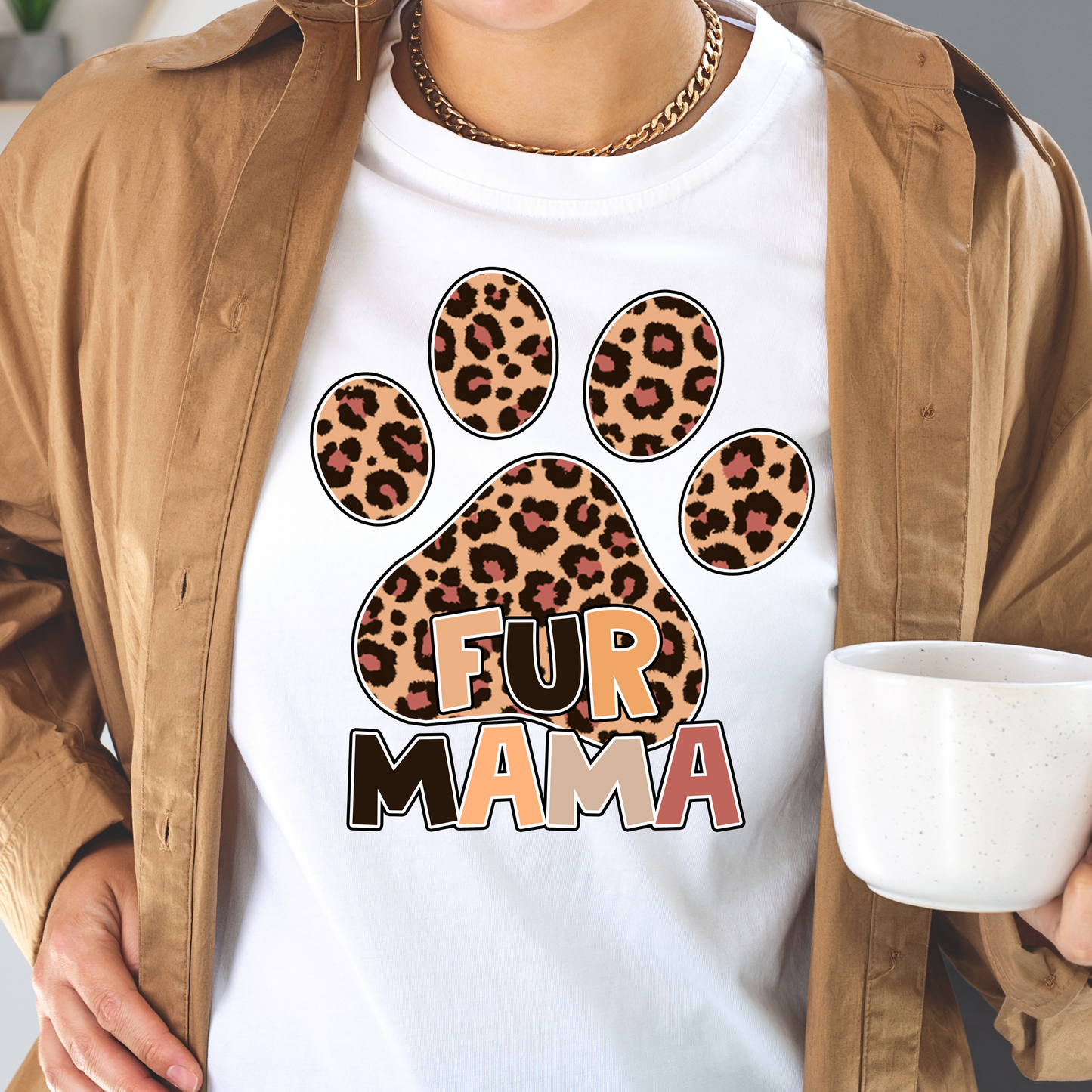 Dog Fur Mama Leopard