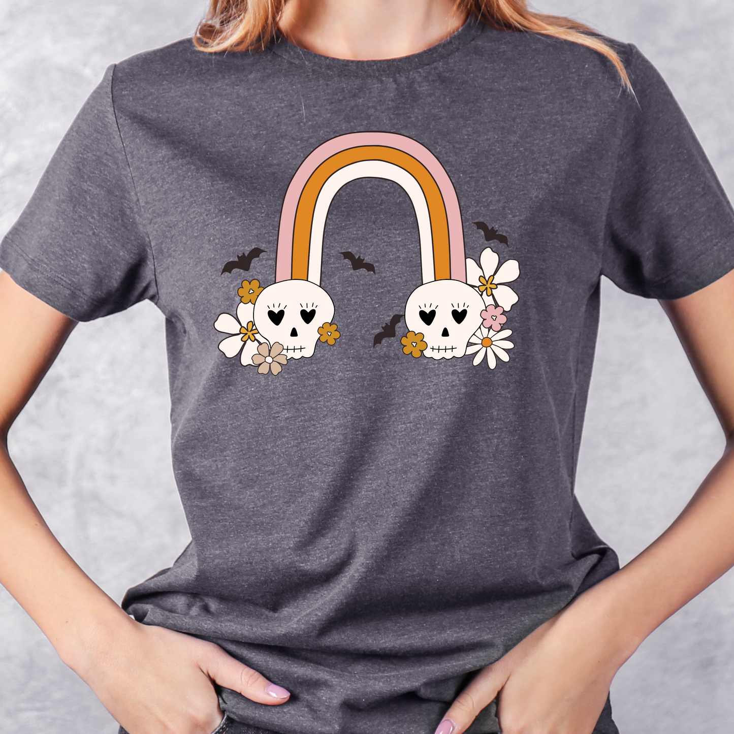 Retro Skull Rainbow