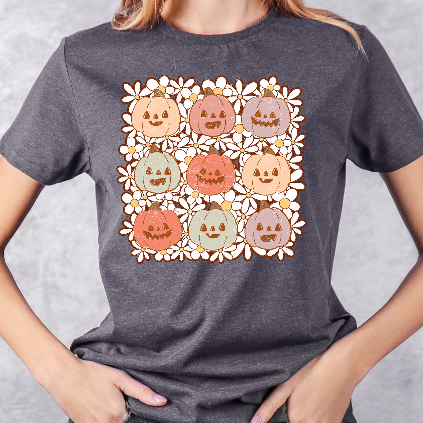 Floral Retro Pumpkins