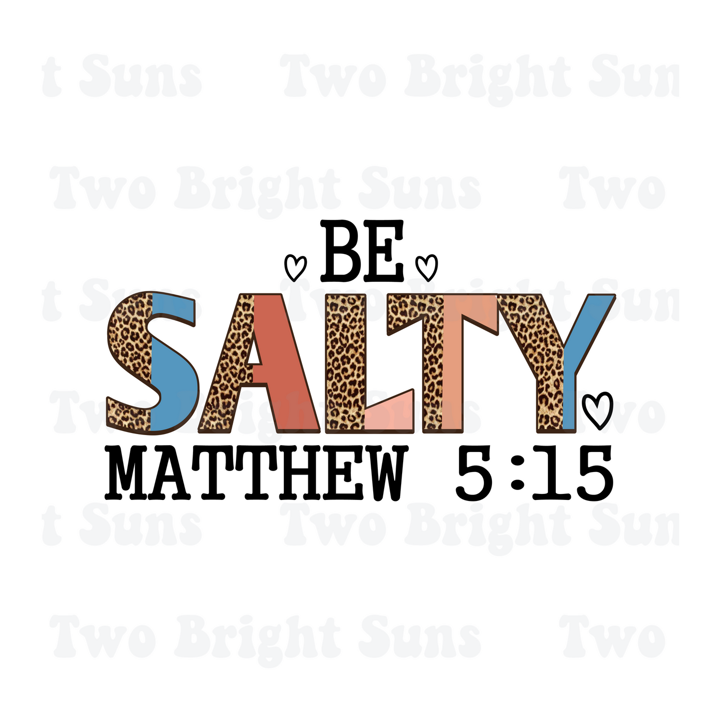 Leopard Be Salty Bible Verse