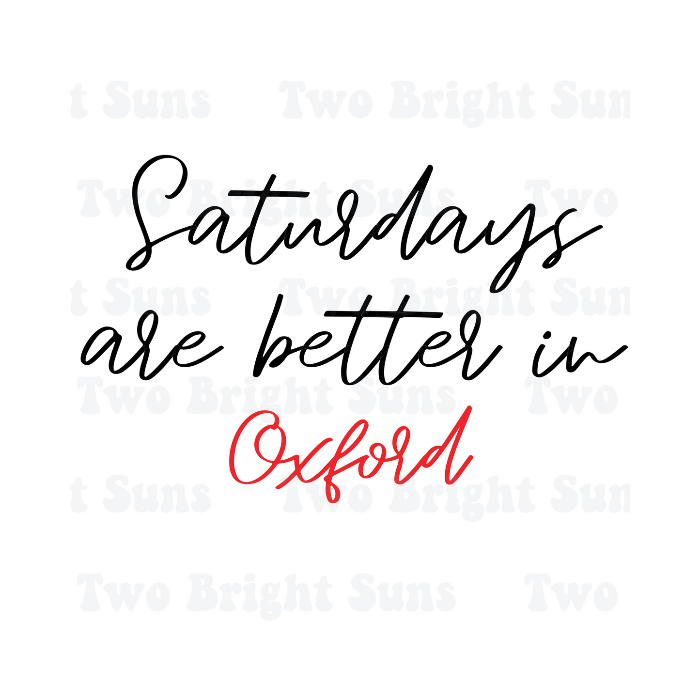 Saturdays are better in....