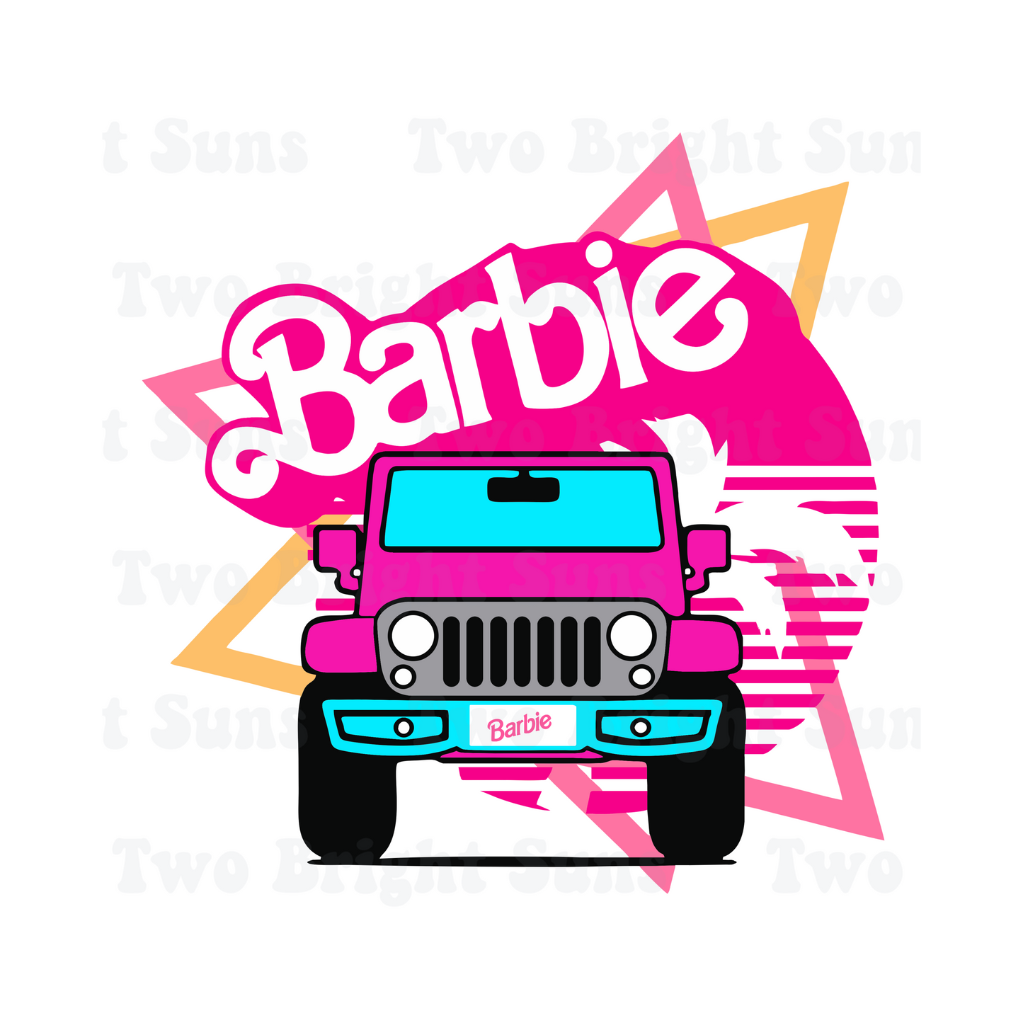 Pink Jeep Barbie #1
