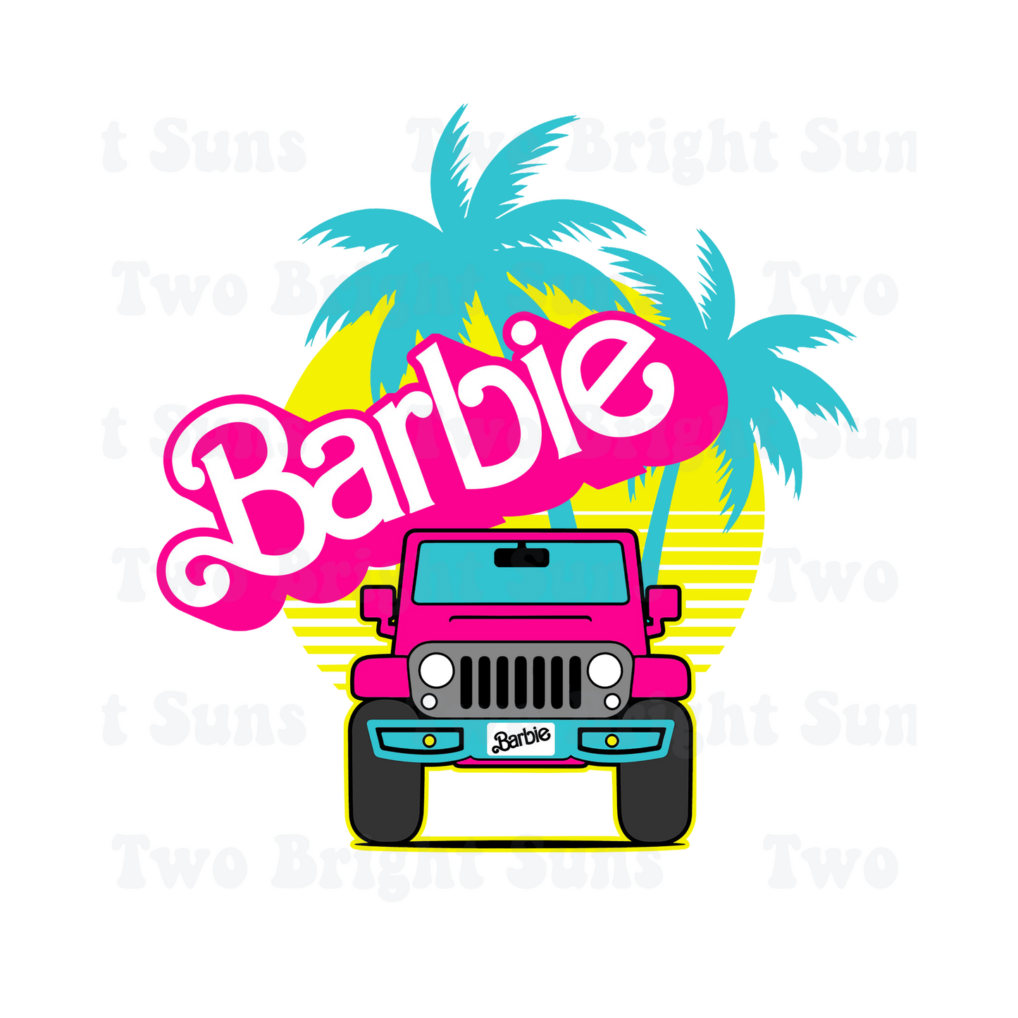 Pink Jeep Barbie #2