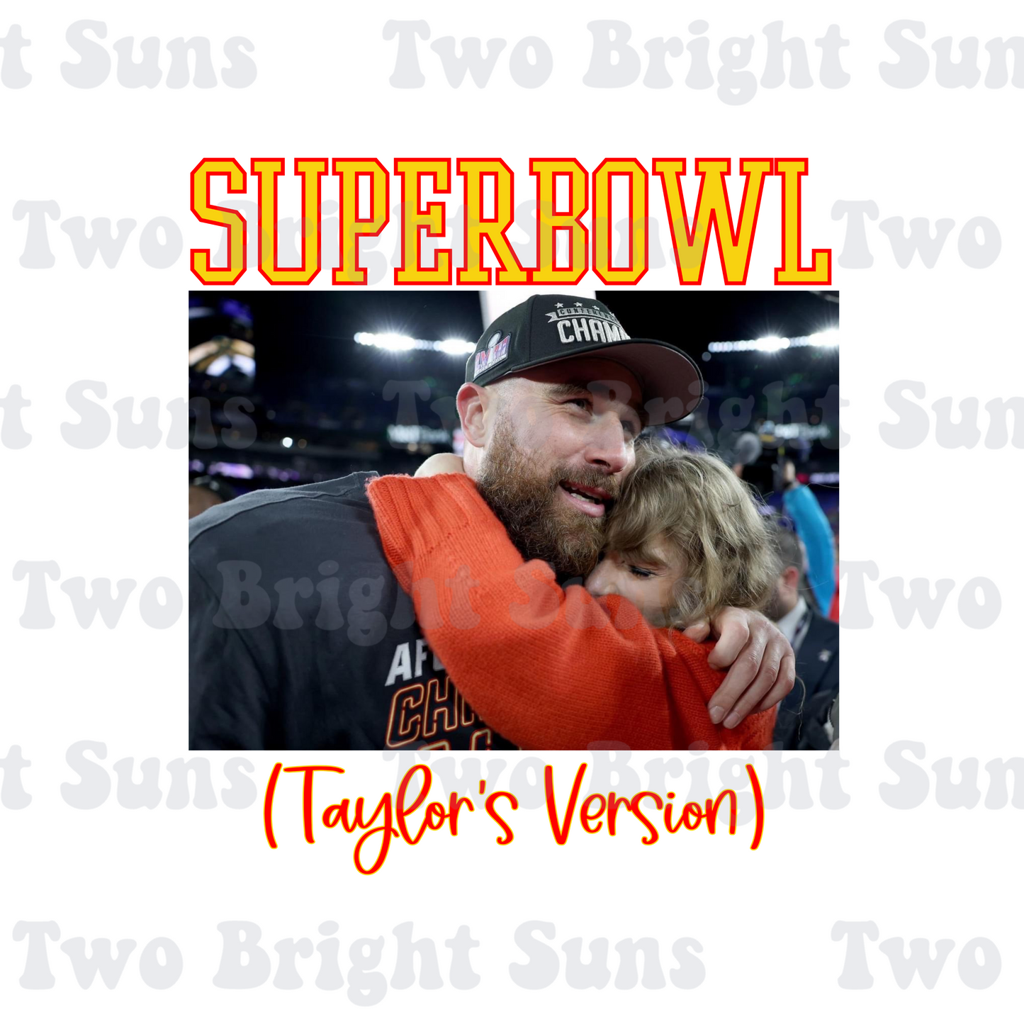 Travis & Taylor Super Bowl Pic