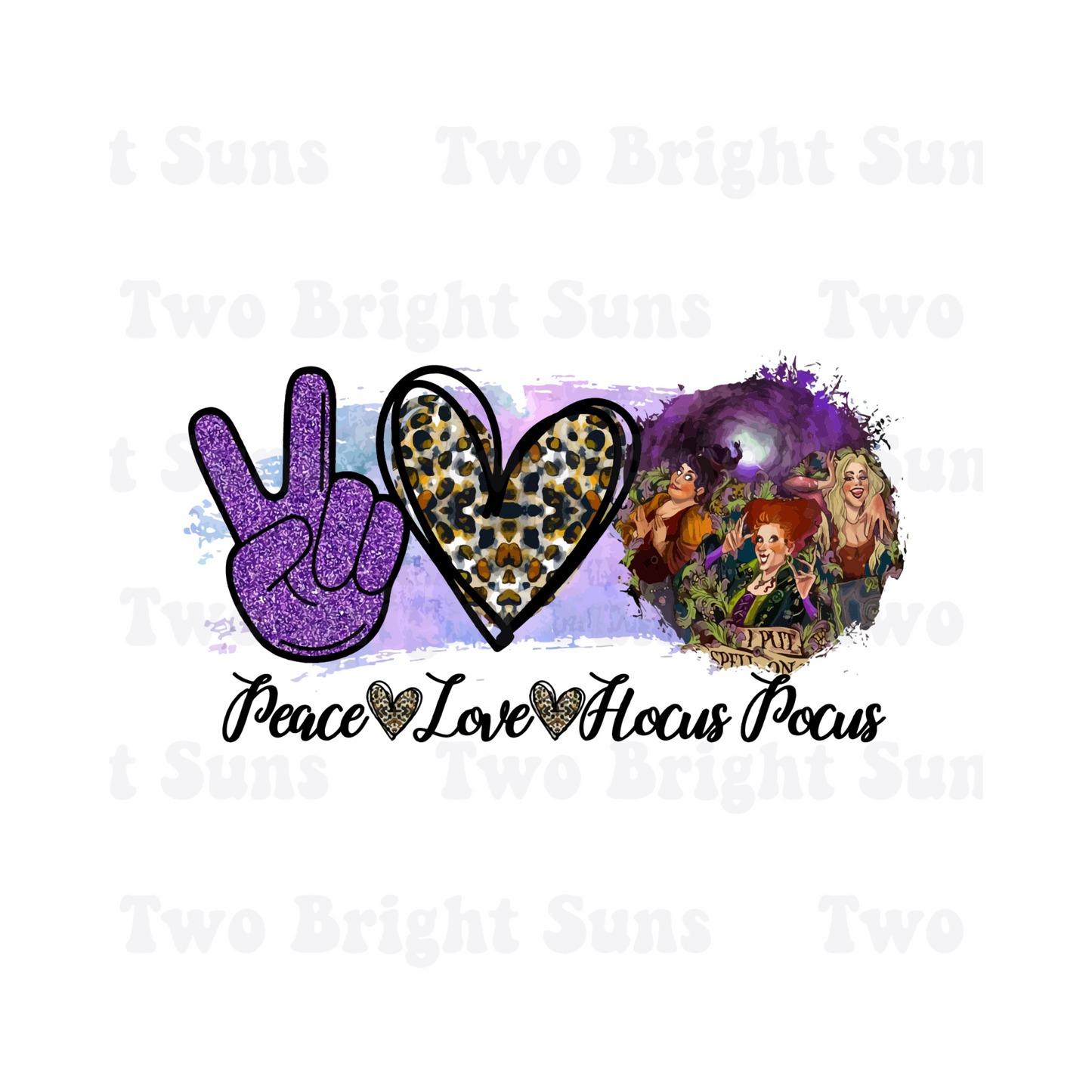 Purple Peace Love Hocus Pocus