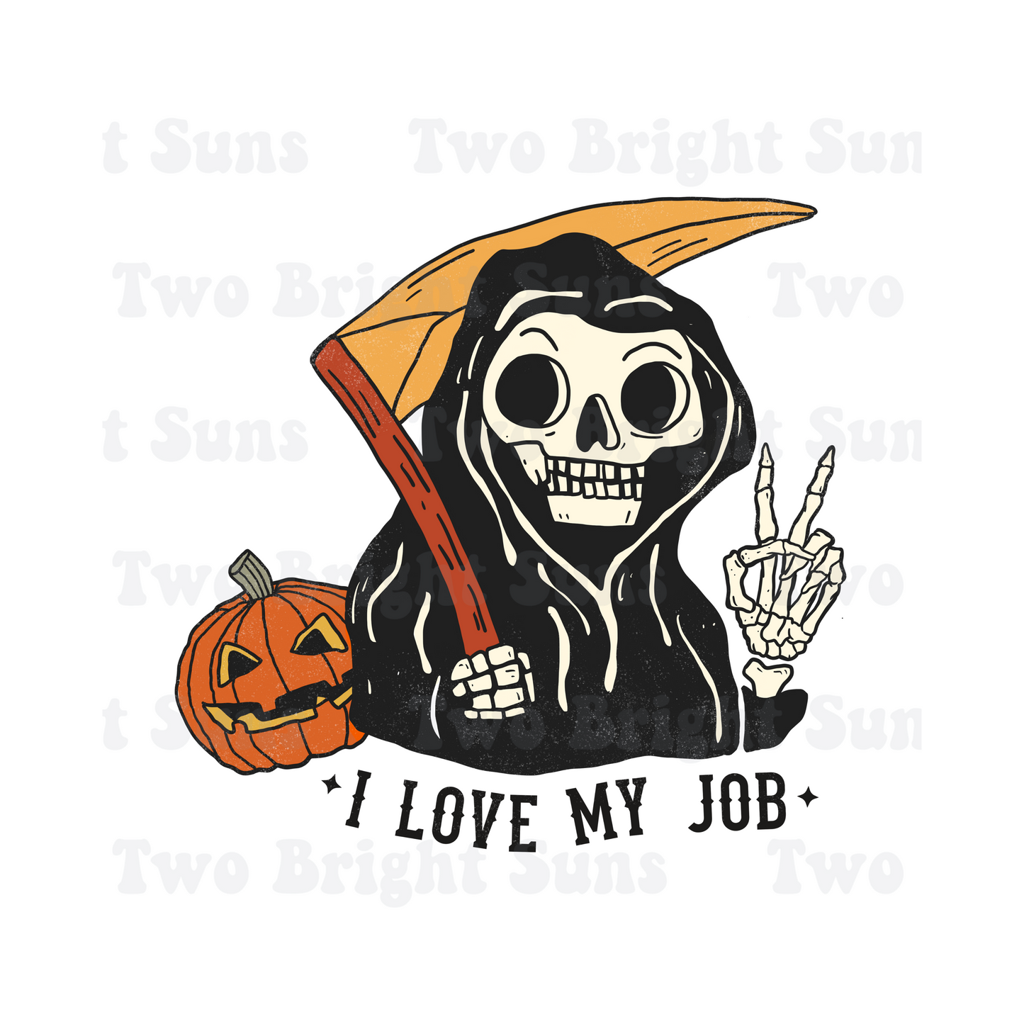 I Love my Job Skeleton