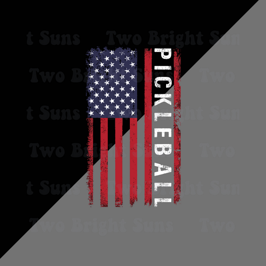 American Flag Pickleball