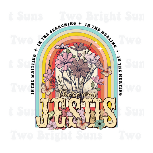 There was Jesus Retro Rainbow