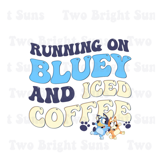 Running on Bluey and iced coffee