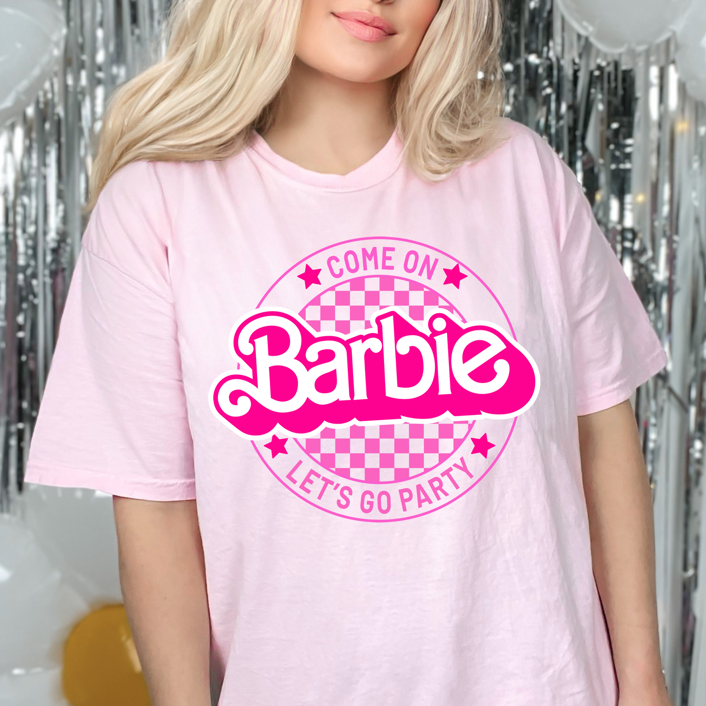 Come on Barbie, Lets go Party Checkered