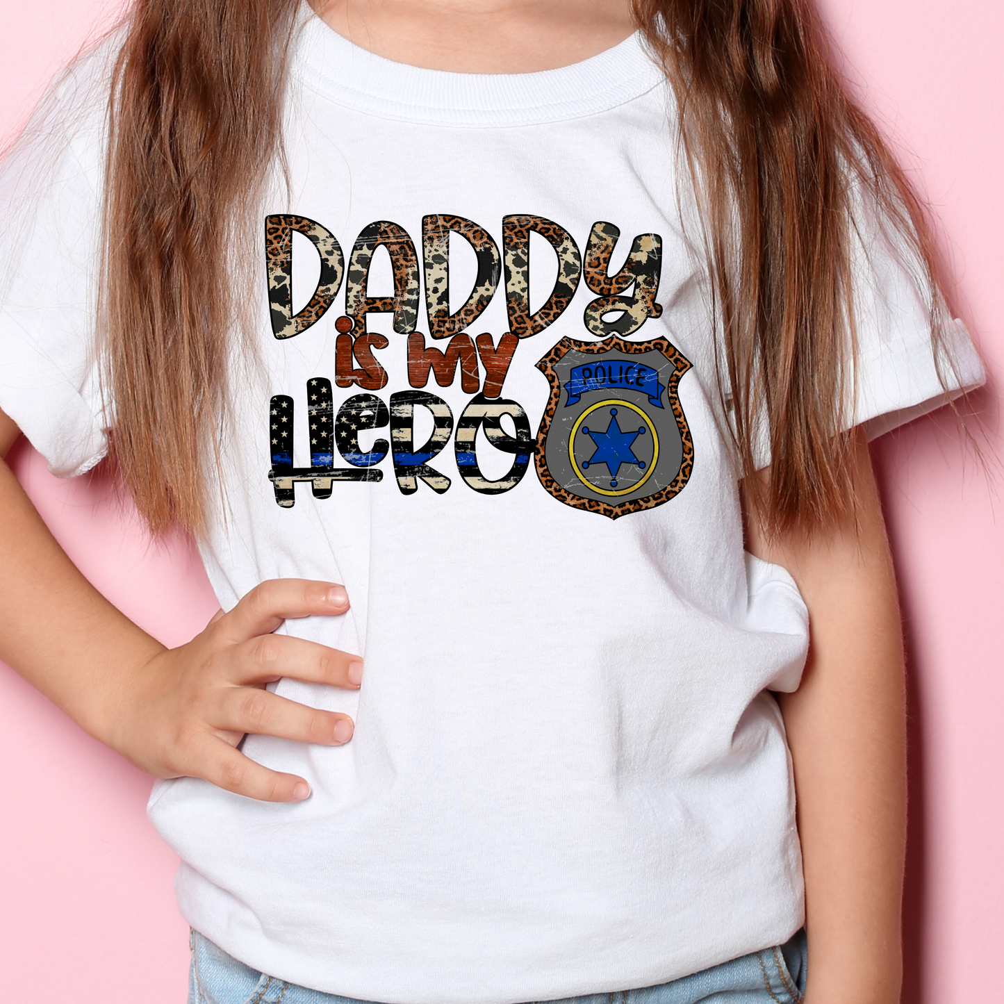 Daddy is my Hero Leopard