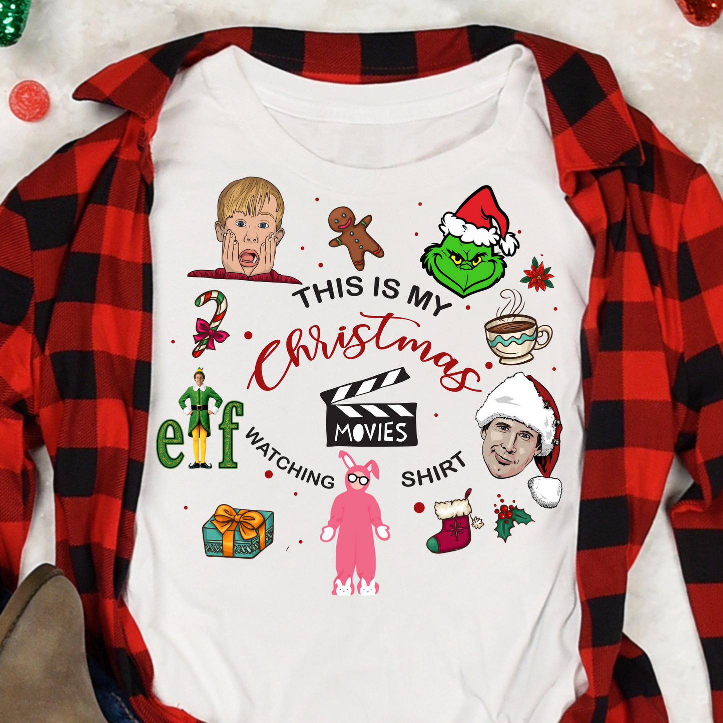 This is my Christmas Movies Watching Shirt