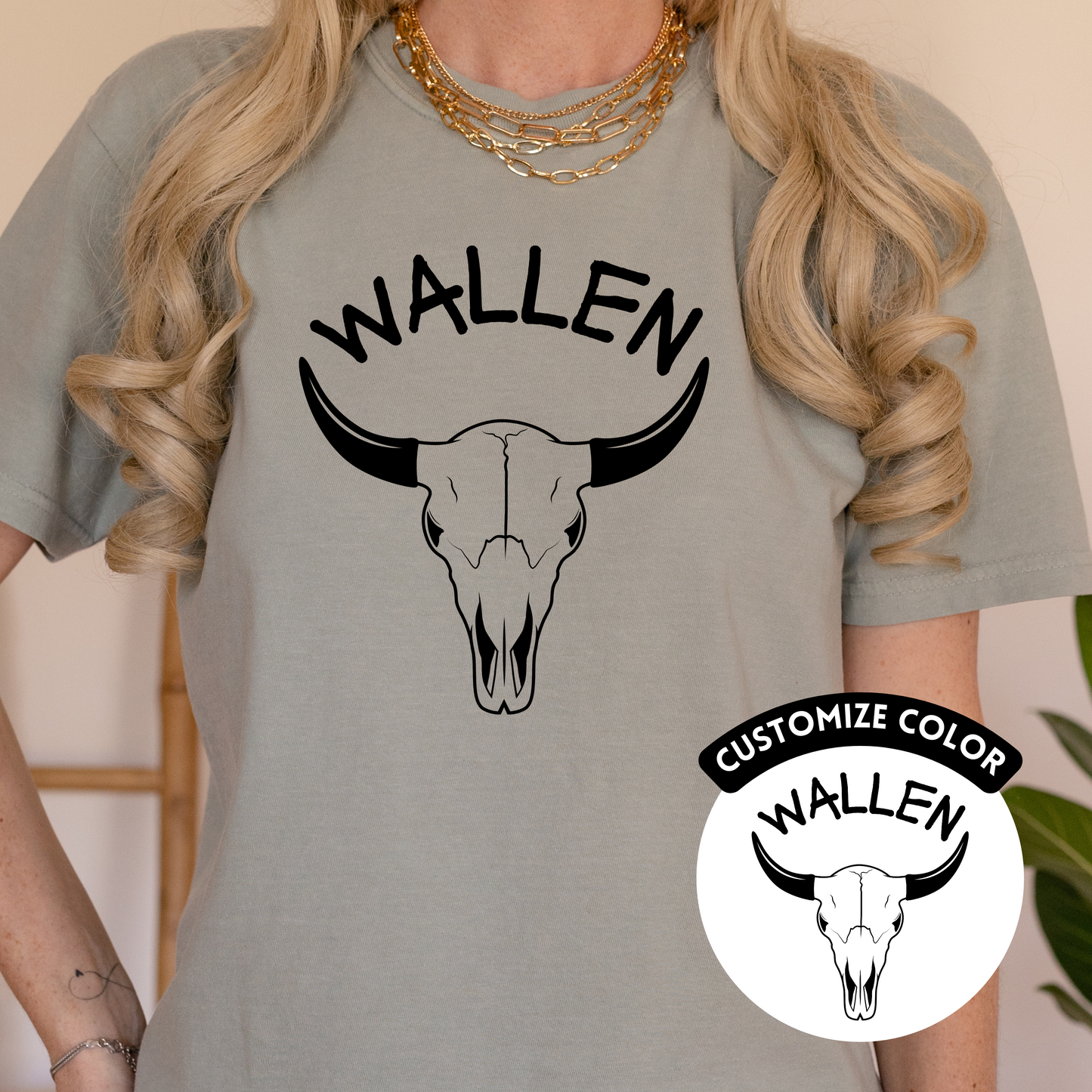 Wallen Bull Skull | Customize Color
