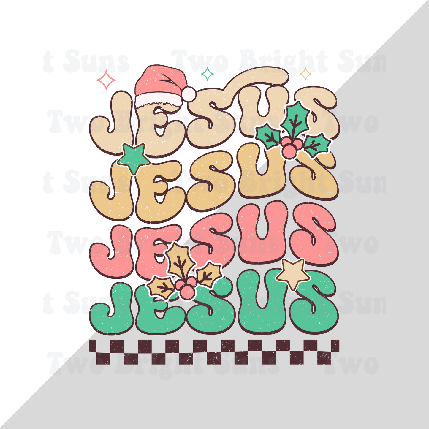 Jesus Retro Christmas