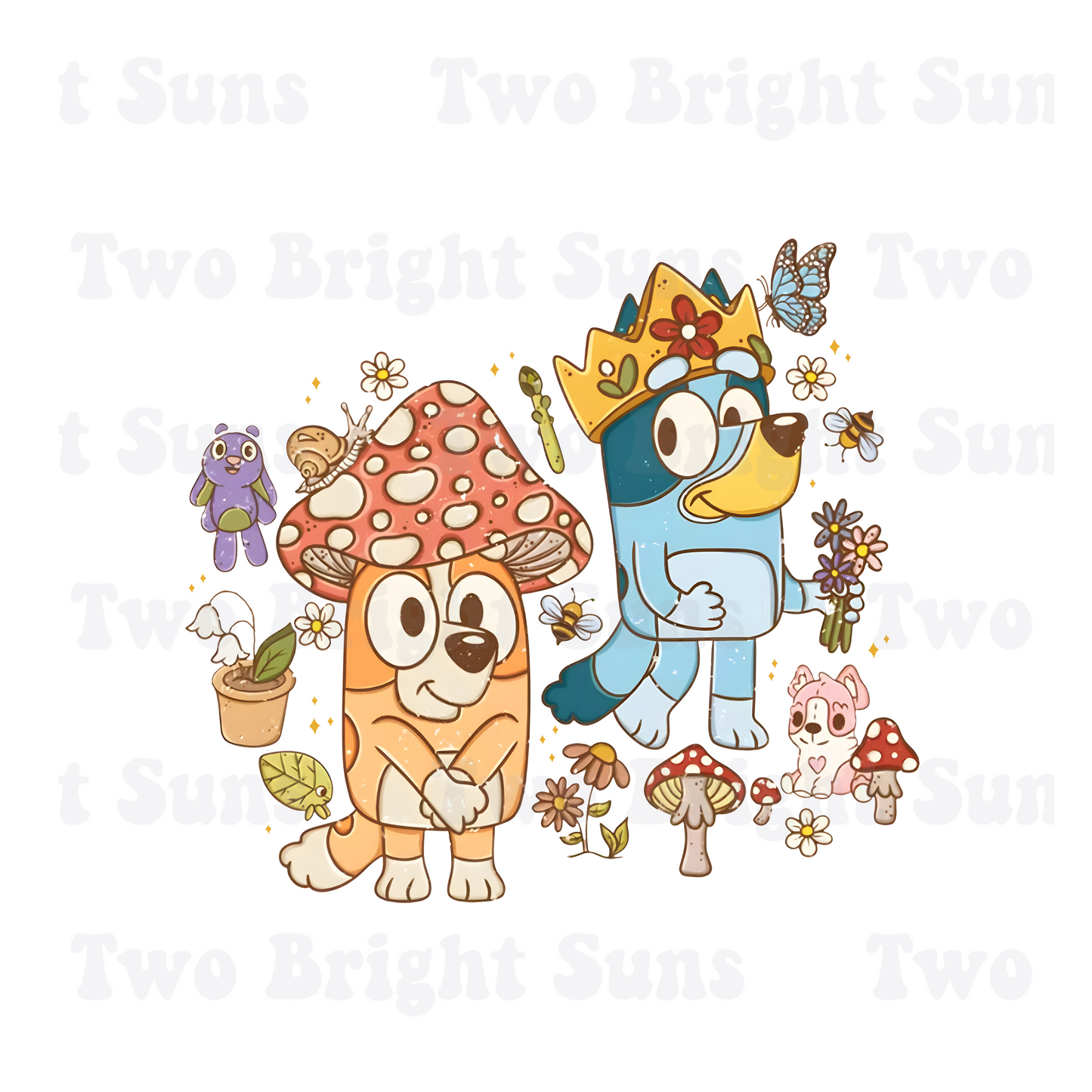 Bluey and Bingo Spring