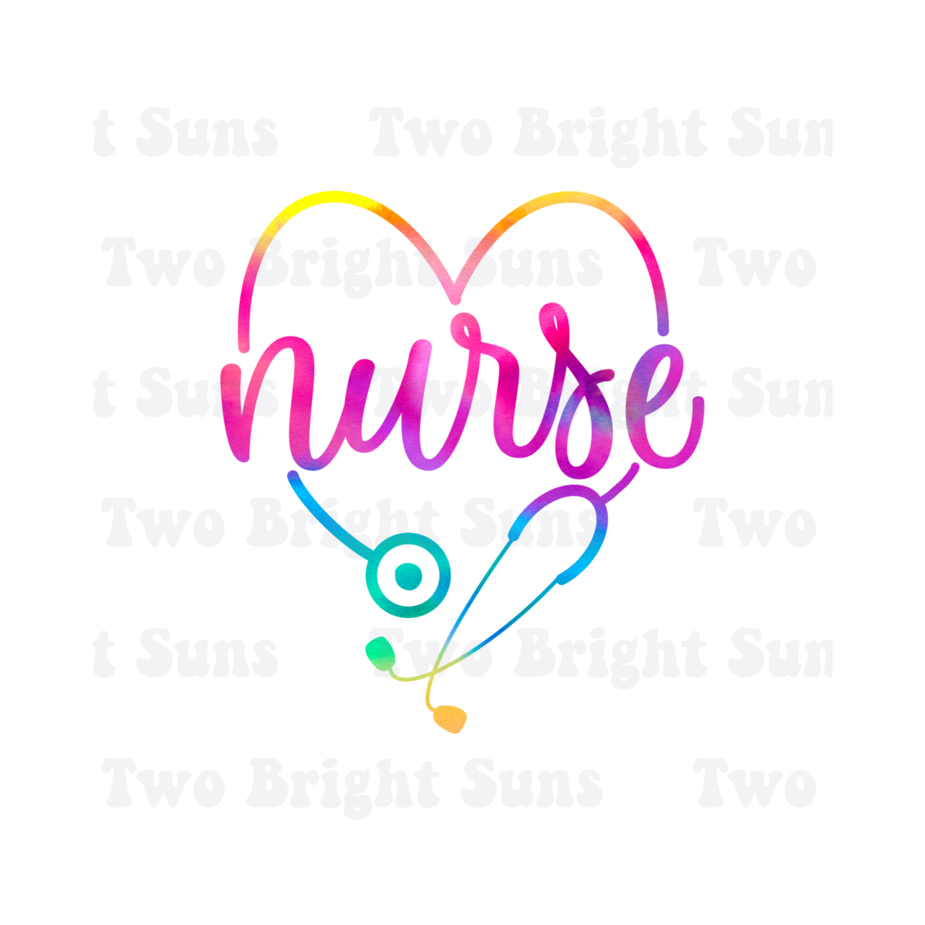 Nurse Tye Dye Stethoscope – Two Bright Suns