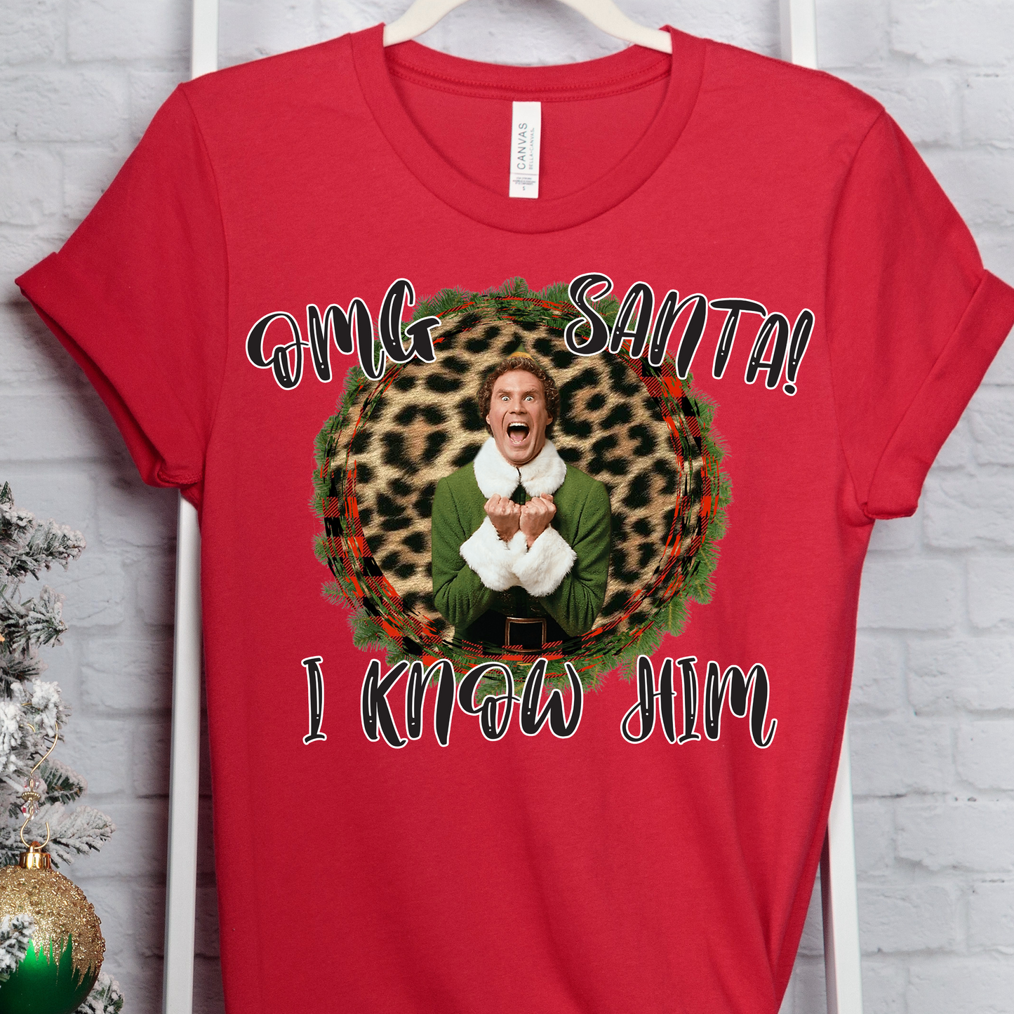 OMG Santa, I know Him Leopard