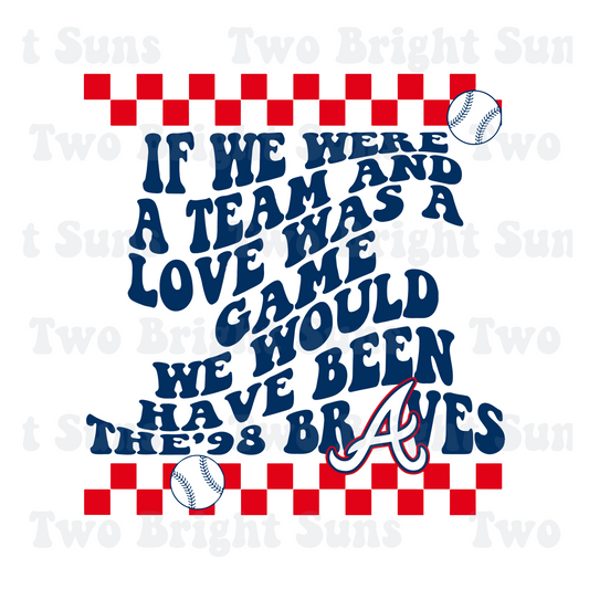 If we were a team, 98 Braves Checkered Wallen #1