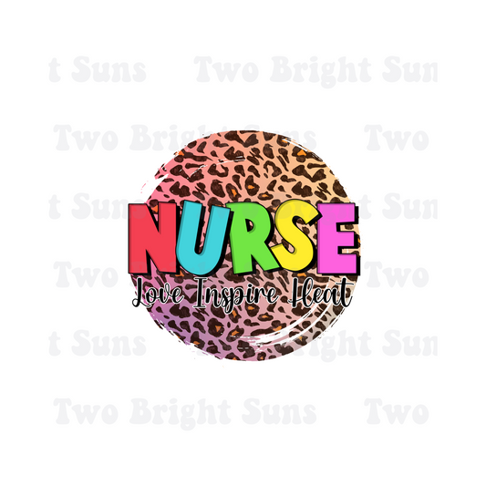 Nurse Leopard Love Inspire Heal