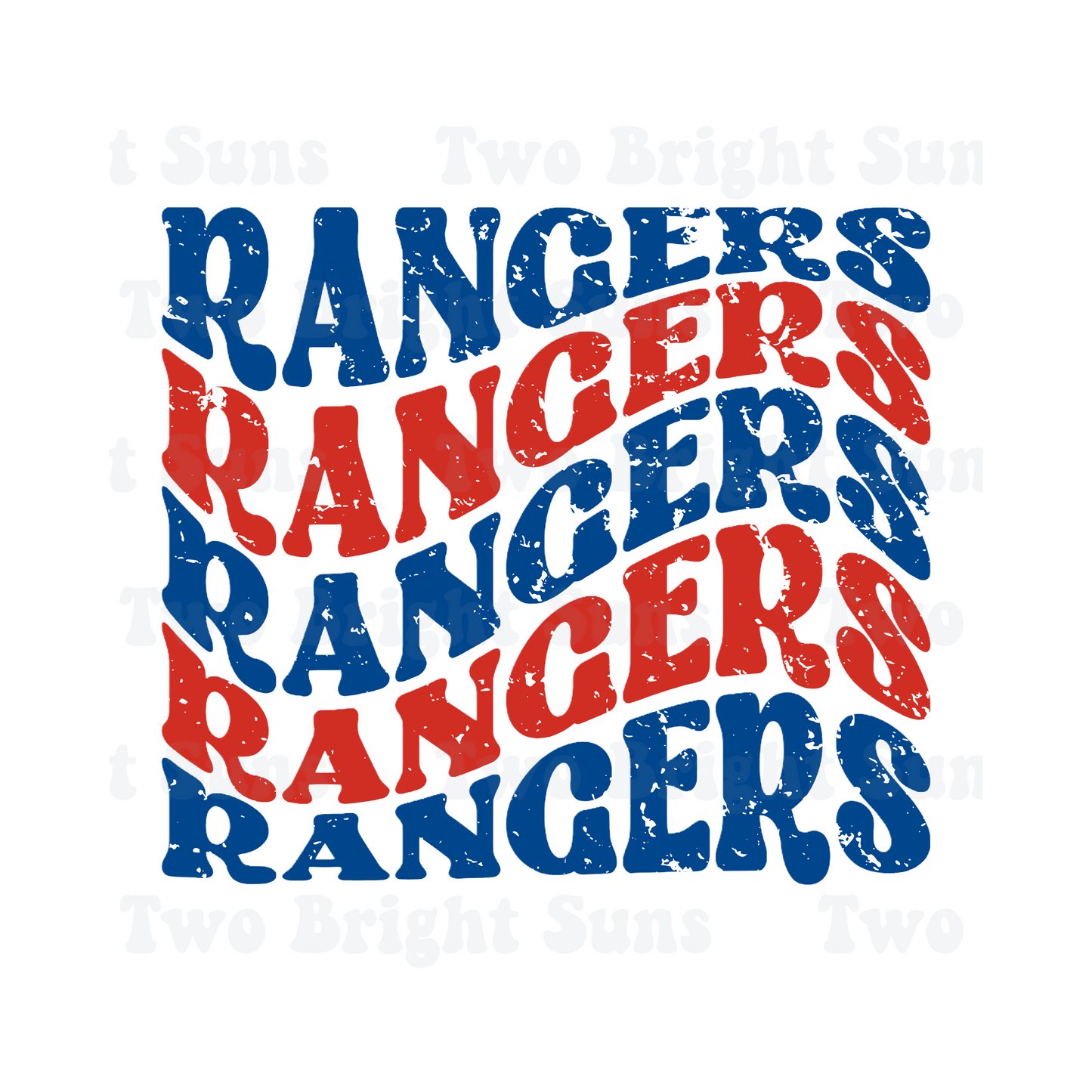 Rangers Distressed Retro