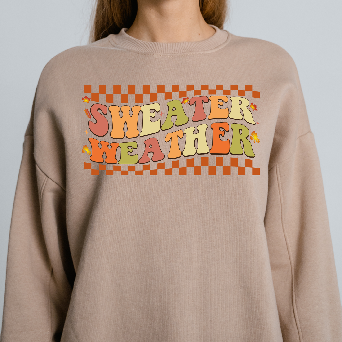 Sweater Weather Checkered Retro