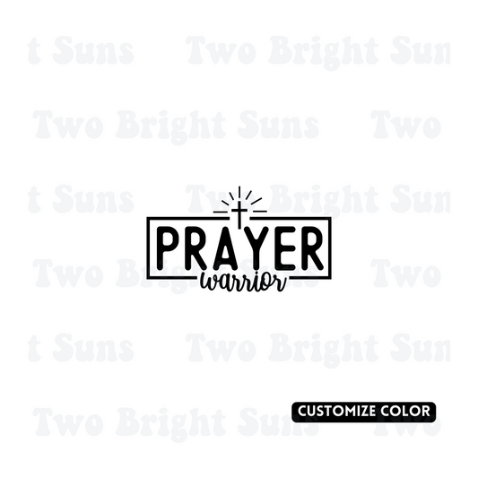 Prayer Warrior Jesus | Customize Color