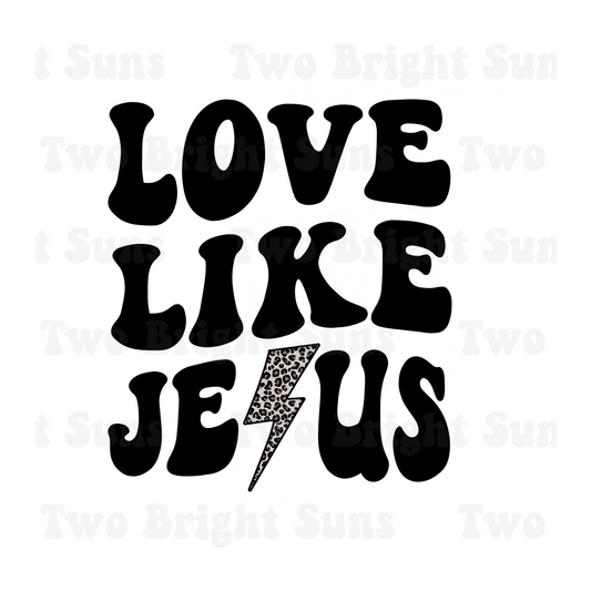 Love Like Jesus Lighting Bolt