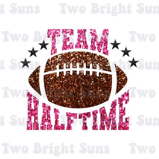 Team Halftime Faux Glitter